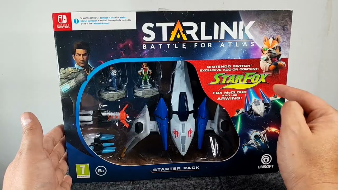 star fox Starlink: Battle for Atlas nave, Nintendo Switch