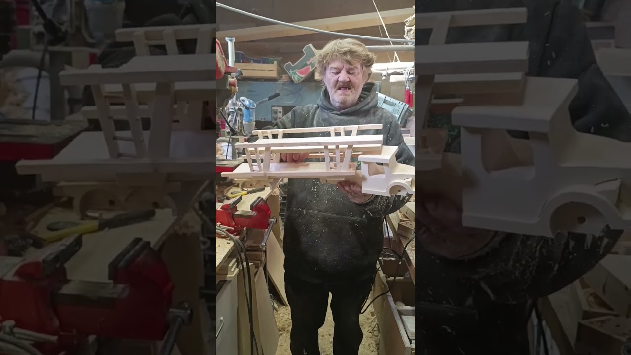 Tvor&iacute;m z dreva - dreven&eacute; hračky  #drevo#rucnapraca#woodworking#diy #shorts #hračky#predeti#cars#toys