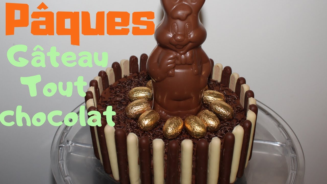 Gâteau Pâques Tout Chocolat