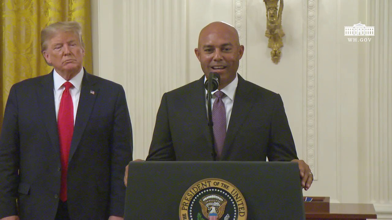 President Trump Presents the Presidential Medal of Freedom to Mariano Rivera