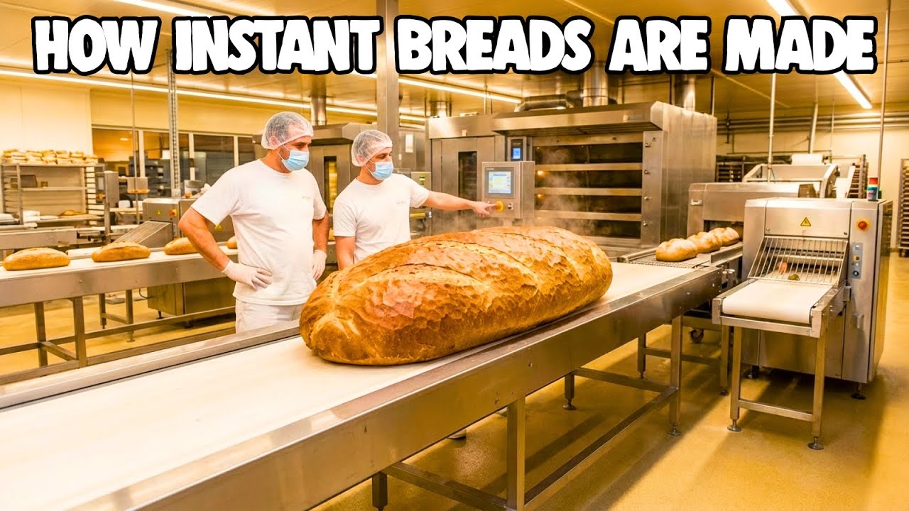 How Bread Is Made 🍞 | Inside a Modern Bread Factory (Full Process)
