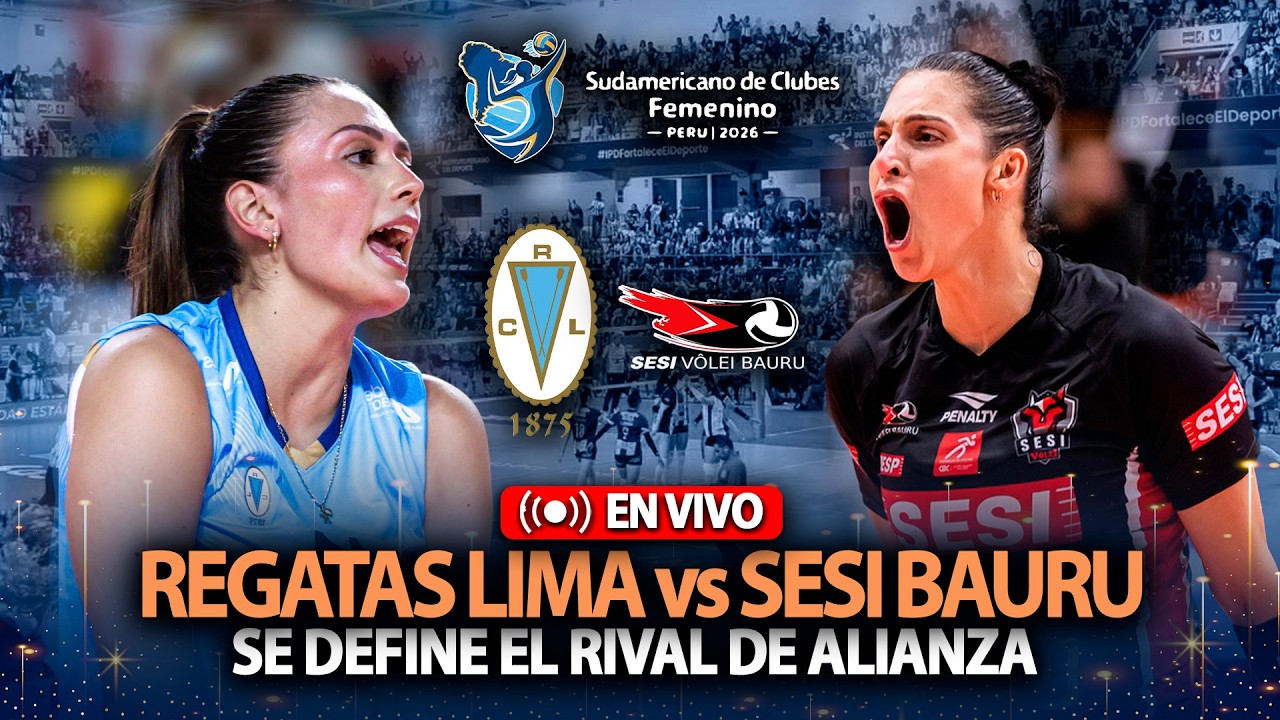 REGATAS LIMA vs SESI BAURU💥EN VIVO💥FASE DE GRUPOS💥SUDAMERICANO DE CLUBES 2026 💥REACCIÓN💥