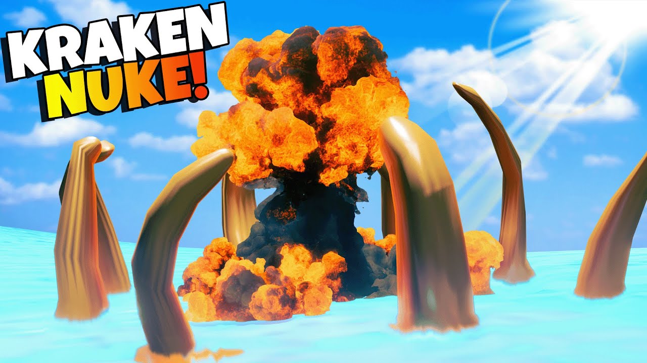 We NUKED A Nest Of KRAKENS in Stormworks!!