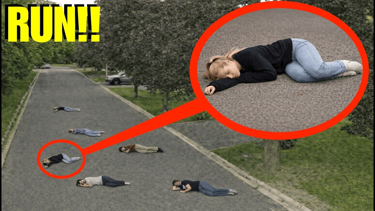 If You Ever See Your Neighbors SLEEPING In The Middle Of The Street...RUN AWAY (You're In Danger)