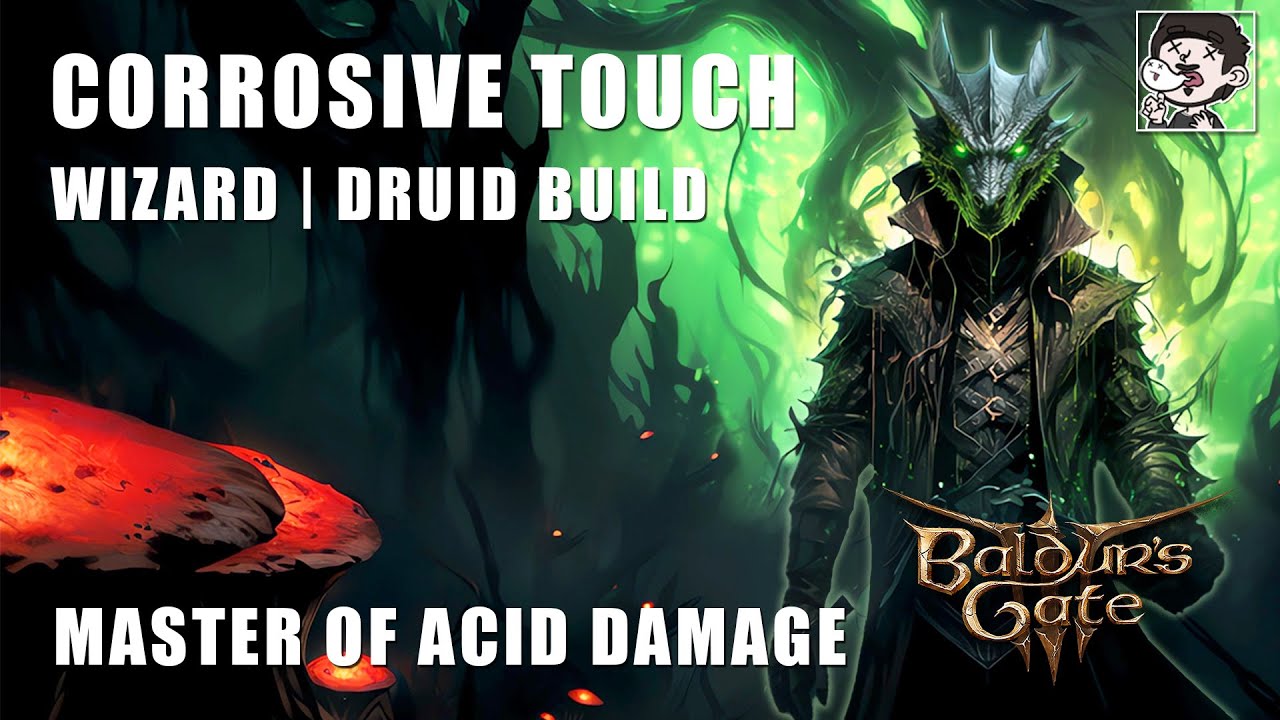 Corrosive Touch | Wizard Druid |  Baldur's Gate 3