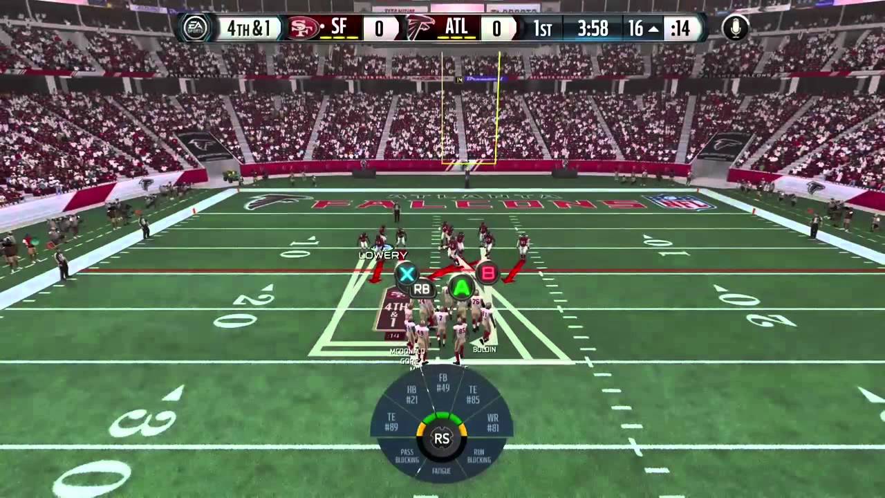 Madden 15 glitch player goes flying