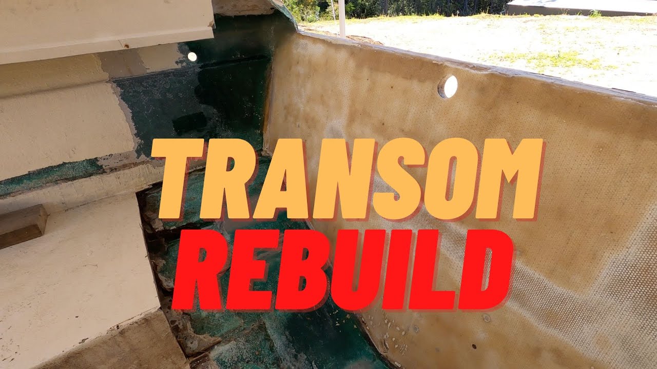 Rebuilding the Transom on a Haines Hunter 600R