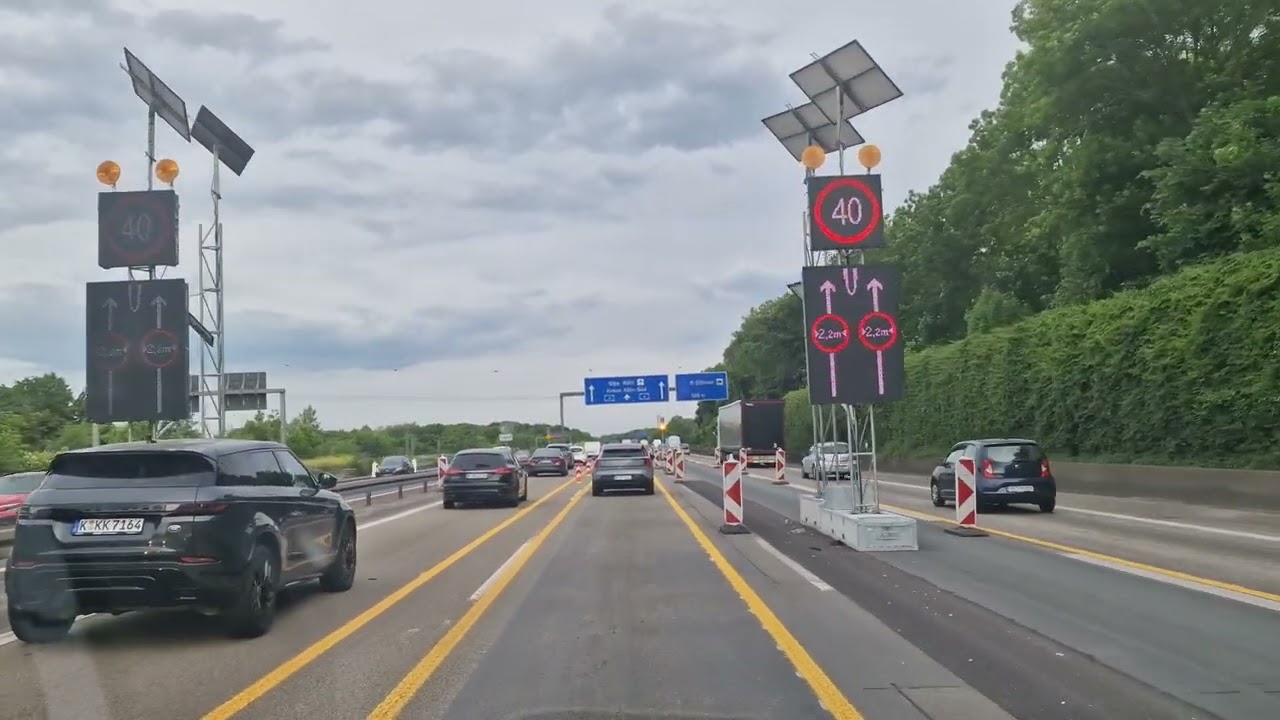 #123  A4 LKW Unfallschwerpunkt Koeln Eifeltor