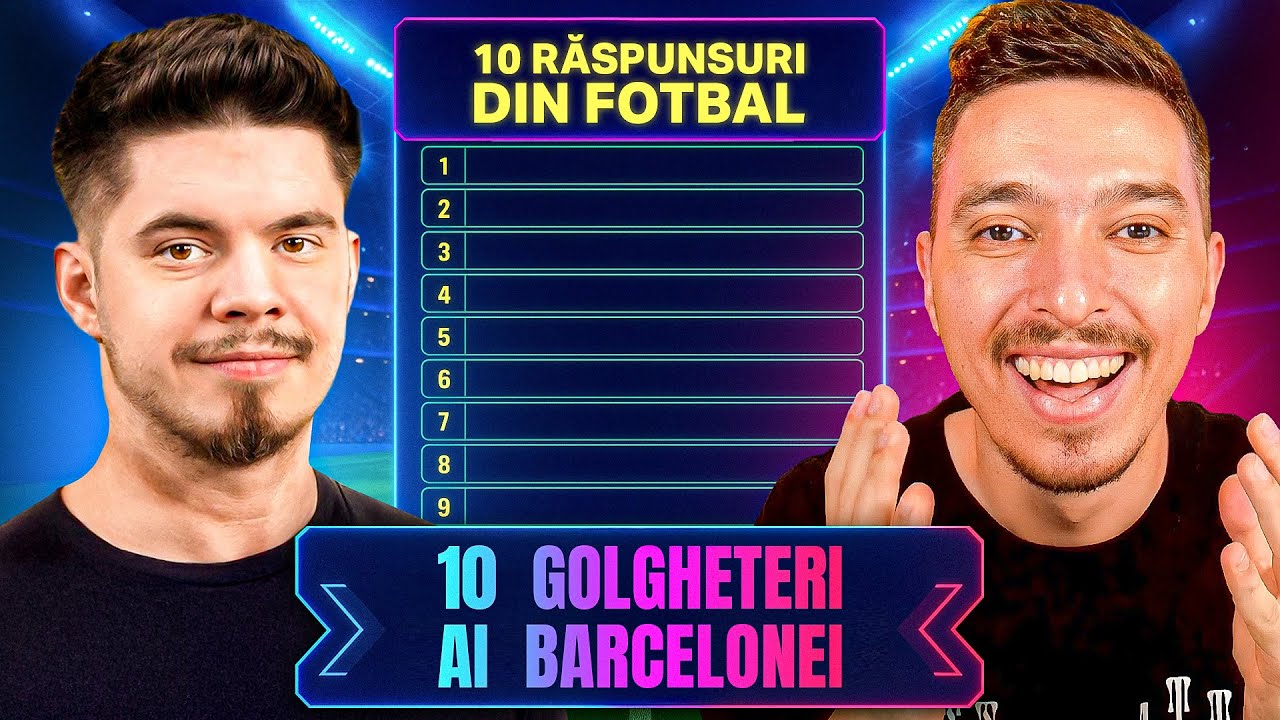 UN SUBIECT DIN ANII 80 DECIDE TOTUL IN 10 RASPUNSURI DIN FOTBAL THEO VS COSTI MAX!