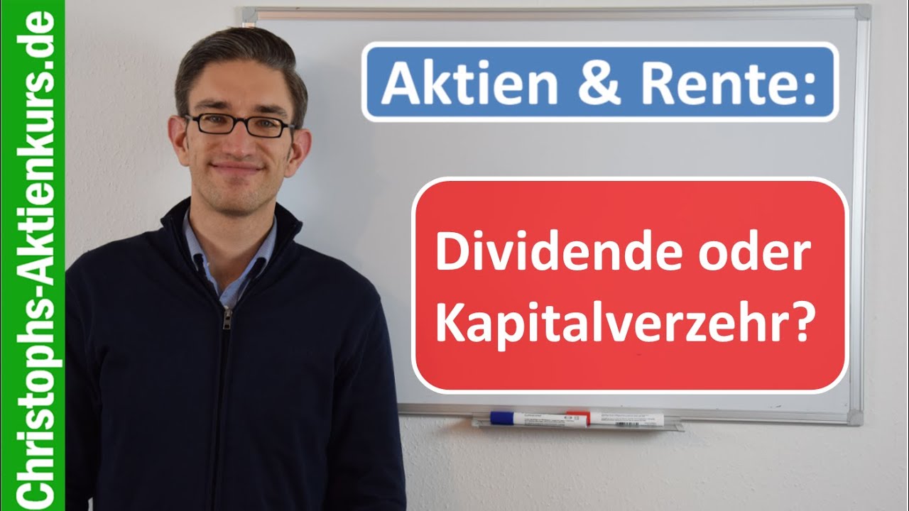 Welche Aktienstrategie im Rentenalter? Dividende oder Kapitalverzehr?
