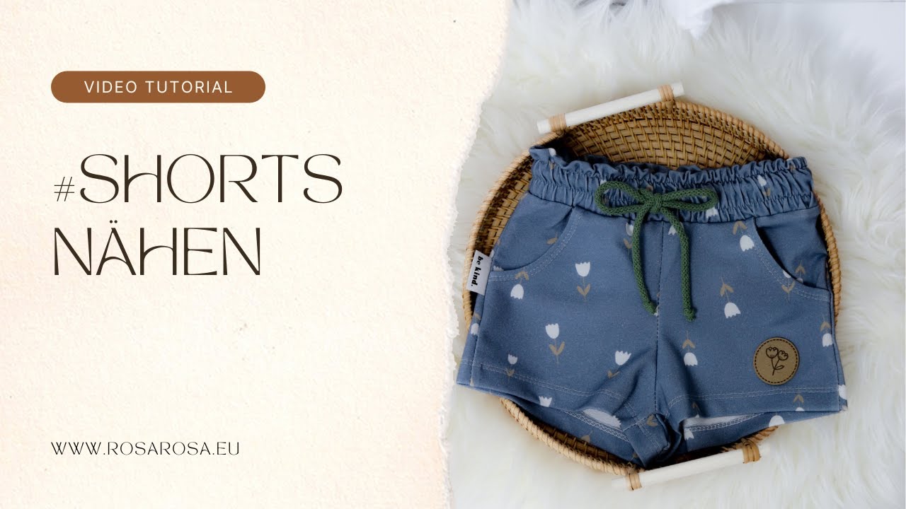 rosarosa Shorts n&auml;hen - N&auml;htutorial