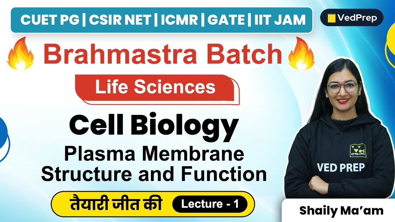 Cell Biology | Life Sciences | CUET PG | CSIR NET | ICMR | GATE | IIT JAM | VedPrep Biology Academy
