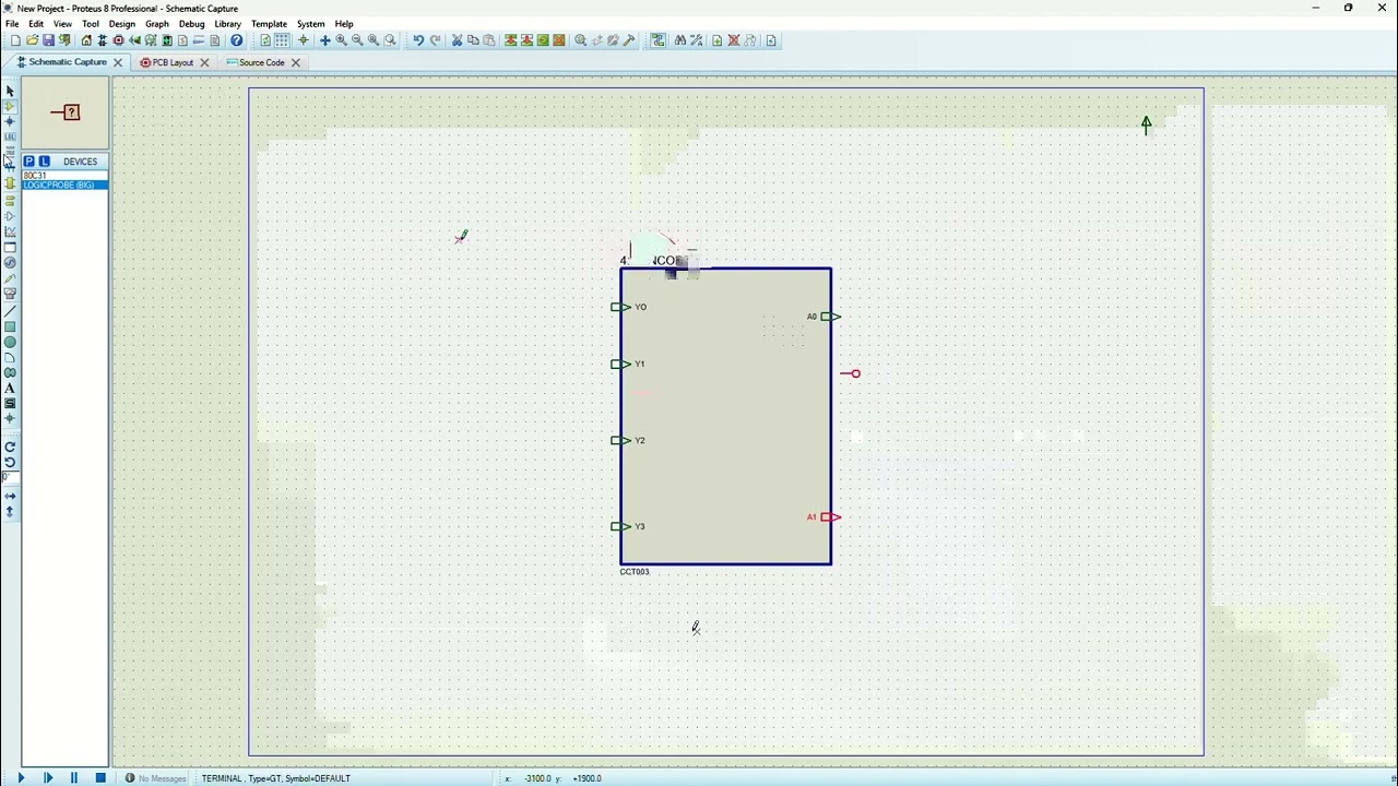 TASK 4 : 4:2 ENCODER CIRCUIT - USING SUB CIRCUIT MODE