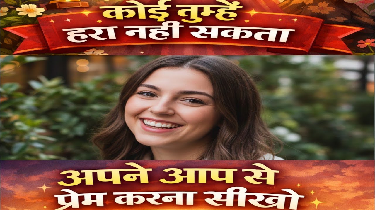 अपने आप से प्रेम करना सीखो, कोई तुम्हें हरा नहीं सकता