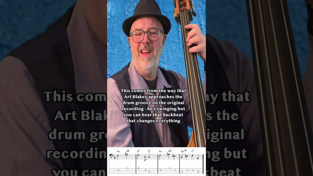 Jazz Bass Lines With Tabs: A Different Groove & Harmony On Moanin&rsquo; by Art Blakey