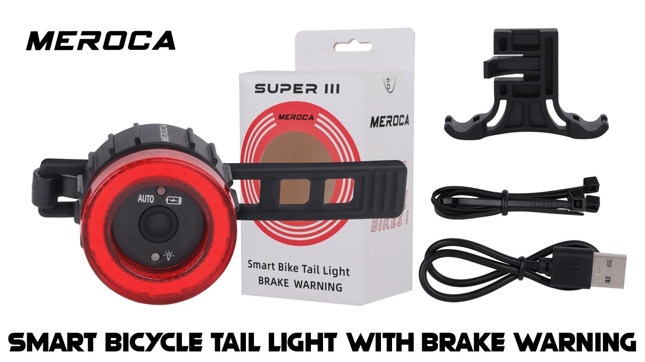 Brake Light || MEROCA Super 3 || Bicycle brake sensor light || bicycle tail light price in bd