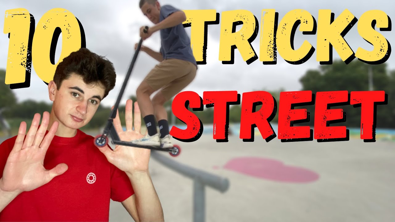 10 TRICKS SIMPLES EN CURB POUR COMMENCER LE STREET EN TROTTINETTE