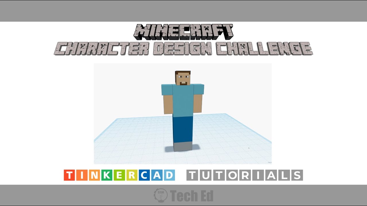 Tinkercad Tutorial Minecraft Character
