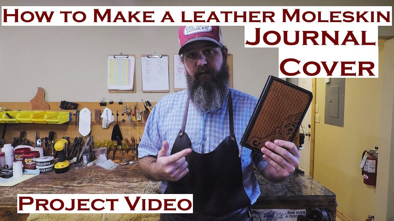How to make a Leather Moleskin Journal Cover
