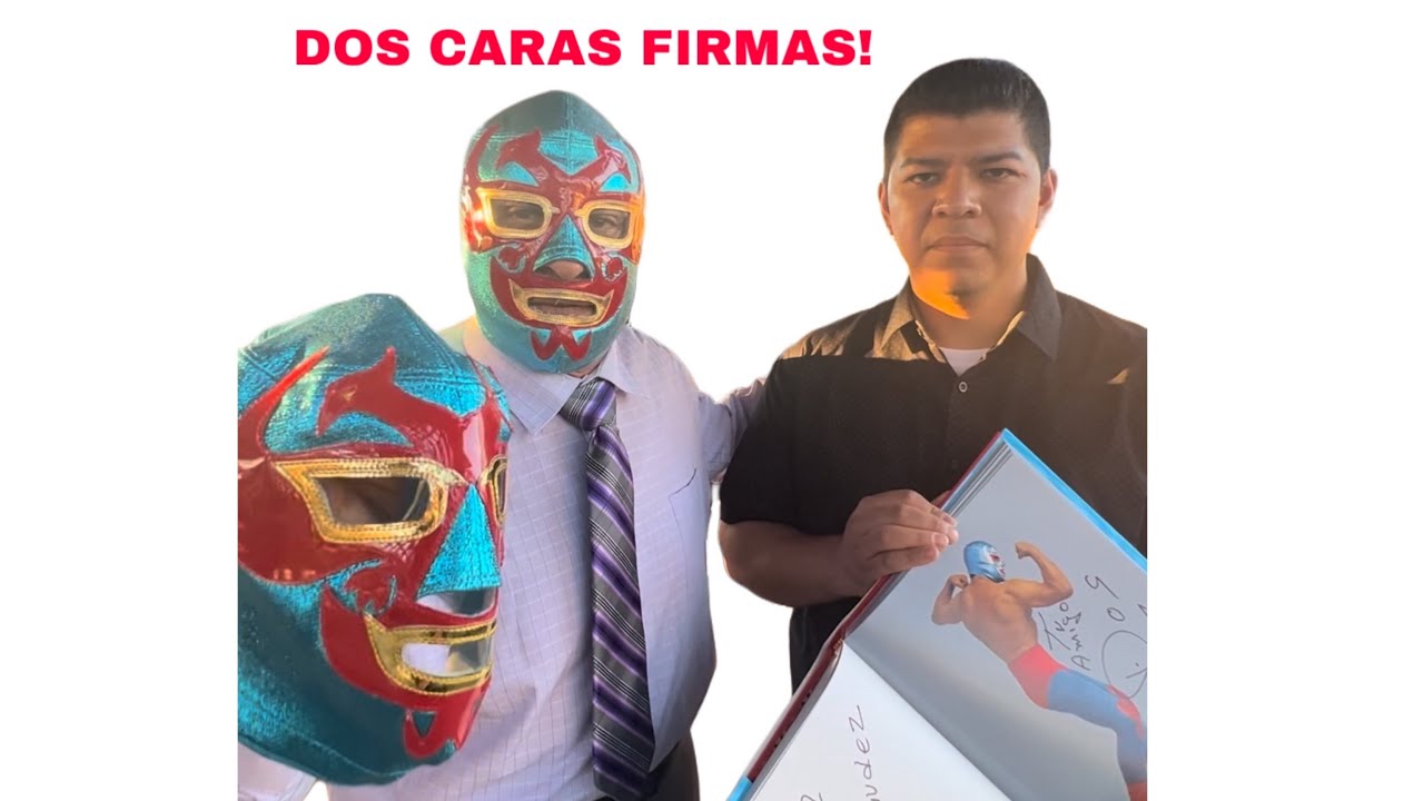 Dos Caras firma de autógrafos