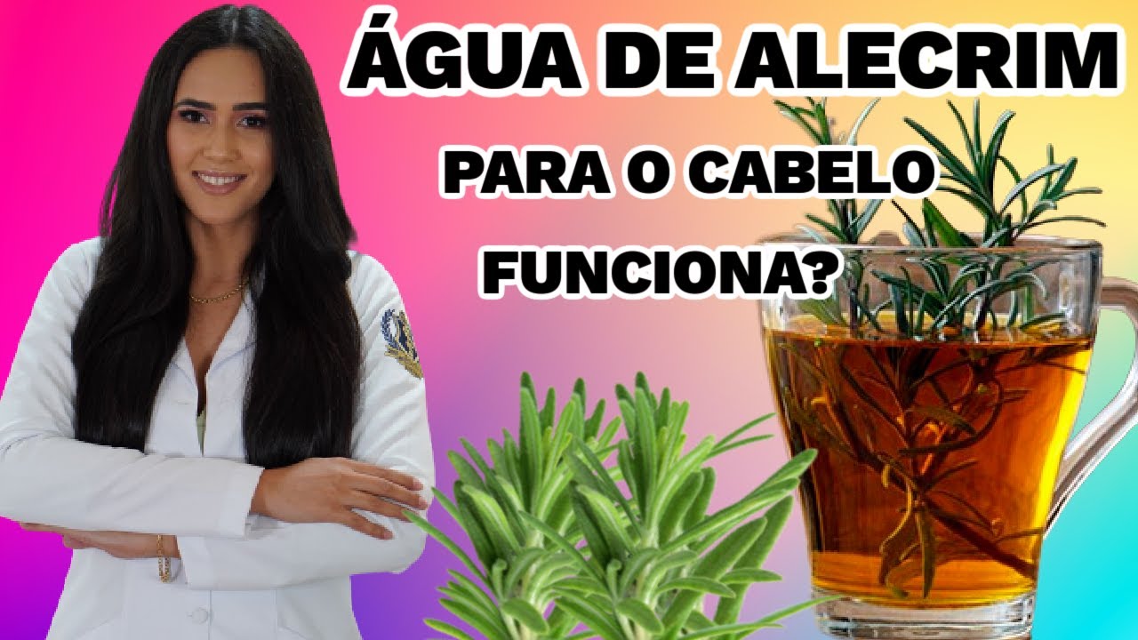 ÁGUA DE ALECRIM PARA O CRESCIMENTO DO CABELO | Receita caseira de água de alecrim e como usá-la