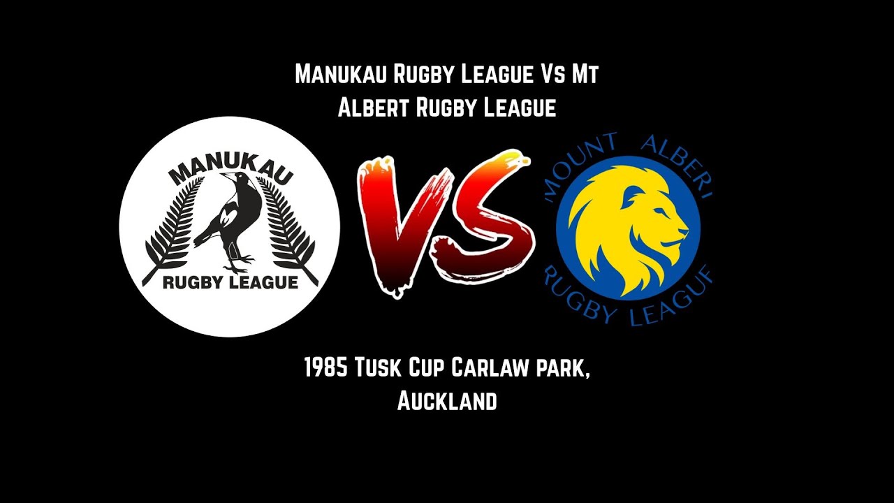 02 Manukau Vs Mt Albert 1985 Tusk Cup Semi Final at Carlaw park, Auckland