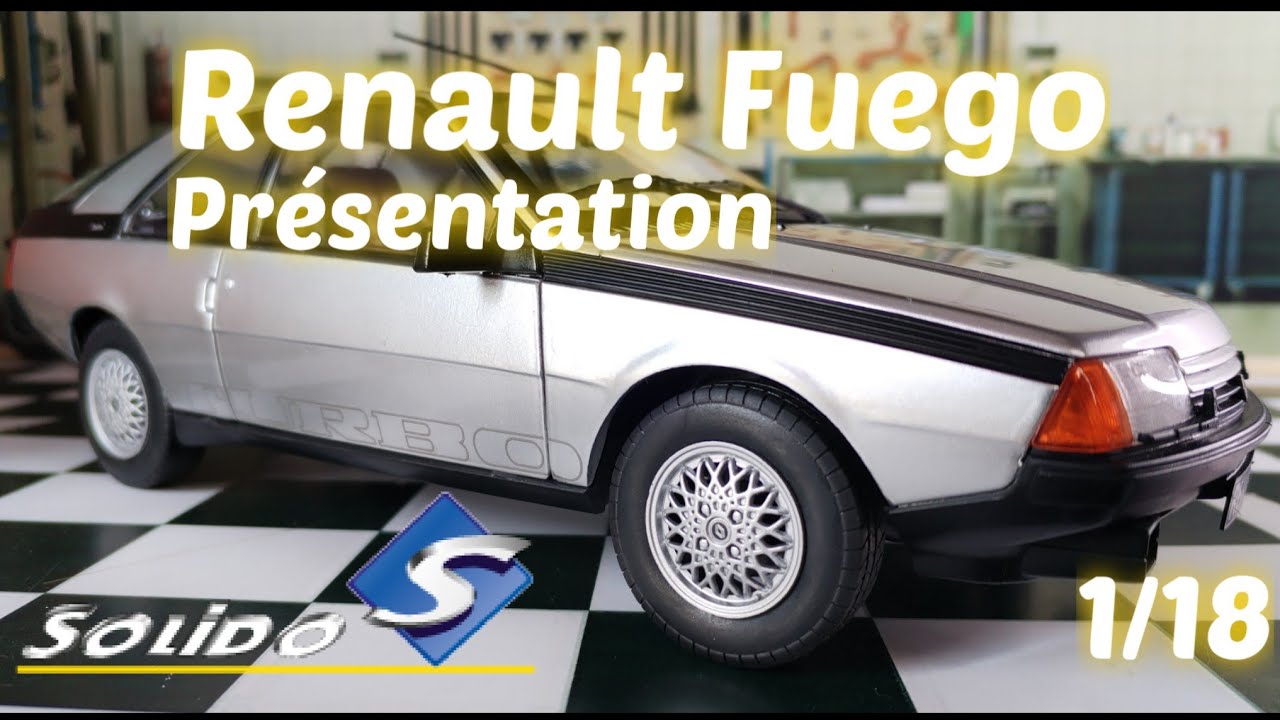 Renault Fuego Turbo Solido 1/18  // Présentation Collection