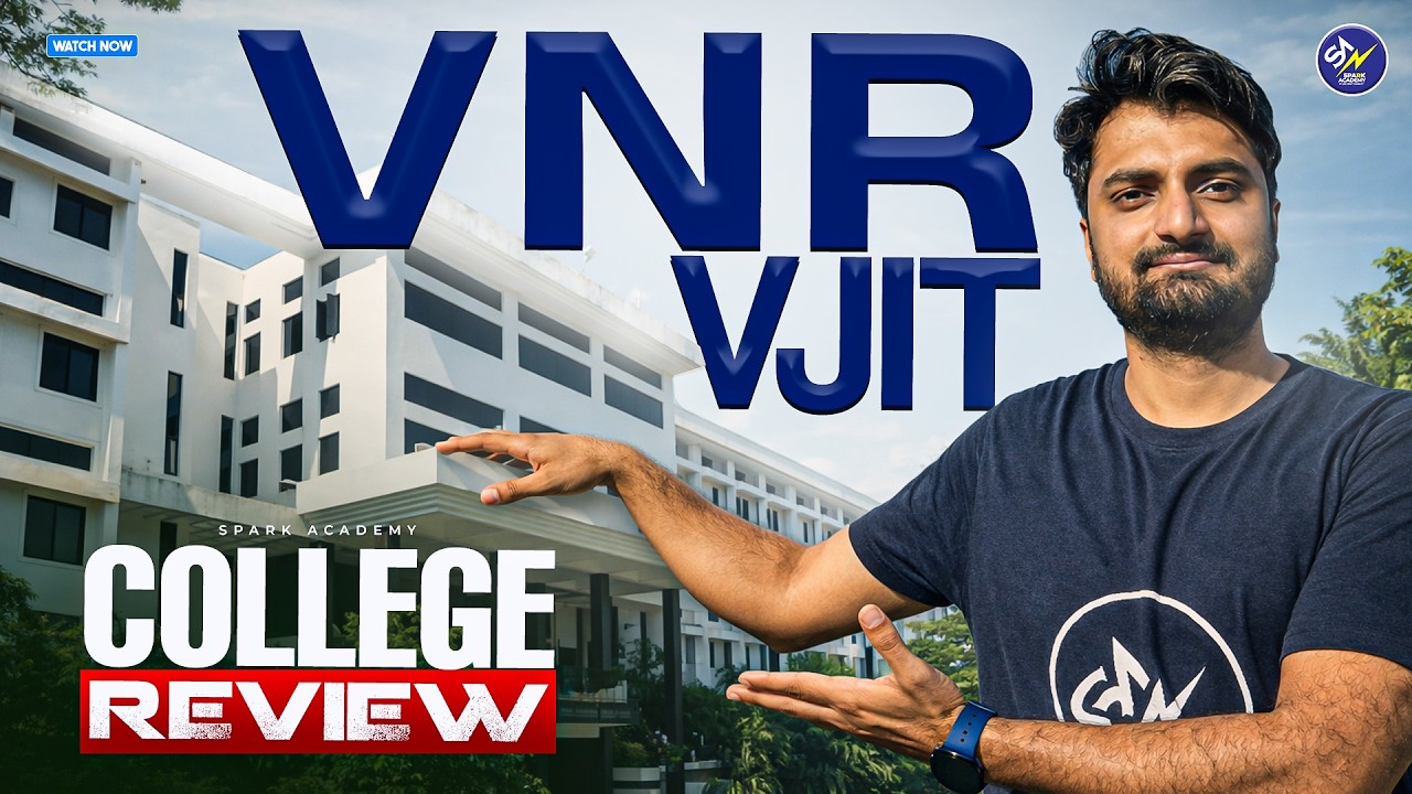 VNR VJIET Hyderabad | Best College for Engineering? | Detailed Review & Campus Tour 🏫✨