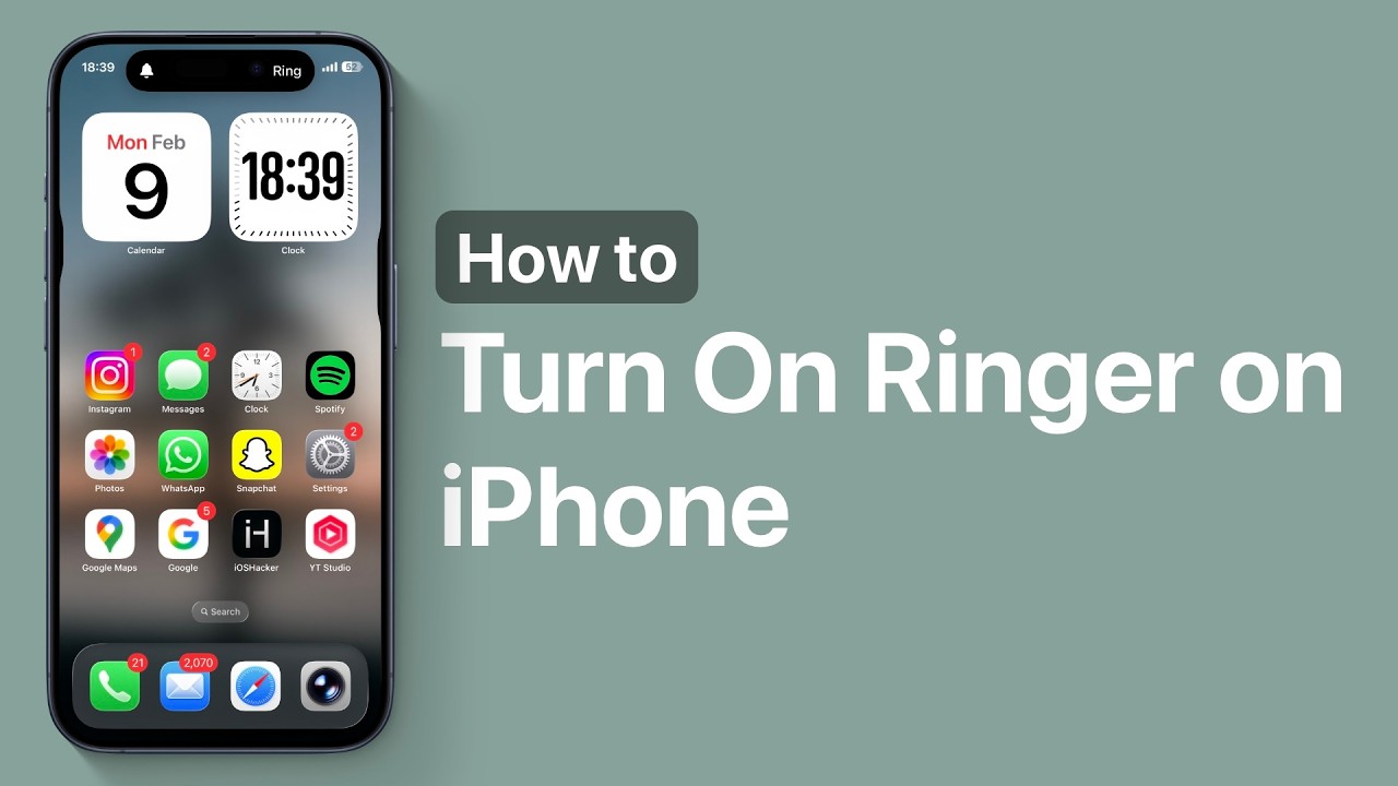 Как включить звук звонка на iPhone 17