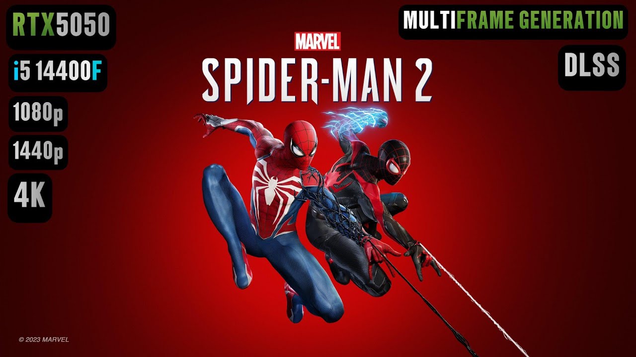 Marvel's Spider-Man 2 RTX 5050 FPS TEST | Spider-Man 2 PC RTX 5050 & i5 14400F Benchmark
