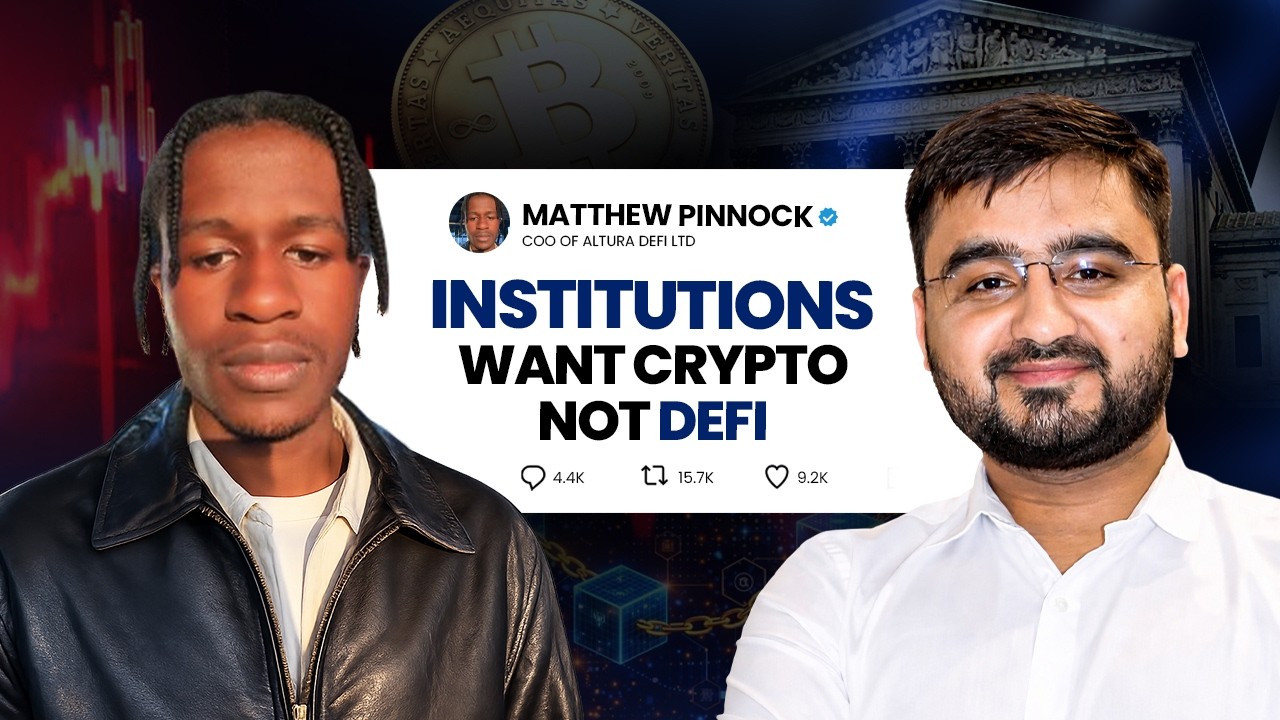 Why Institutions Still Don&rsquo;t Trust DeFi | Altura DeFi COO Explains