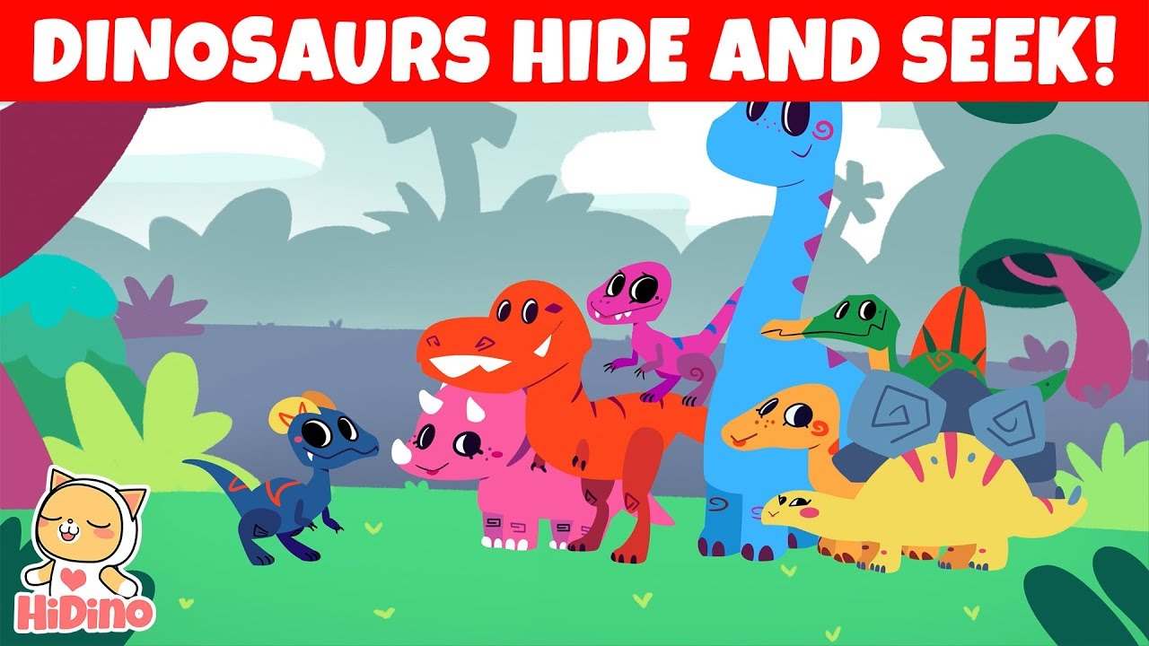 Dinosaurs Like To Play Hide & Seek | Kids Video With Fun Stories