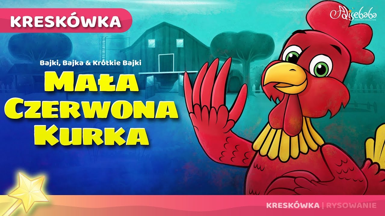 MAŁA CZERWONA KURKA | Bajki po Polsku | Bajka i opowiadania na Dobranoc | Kreskówka