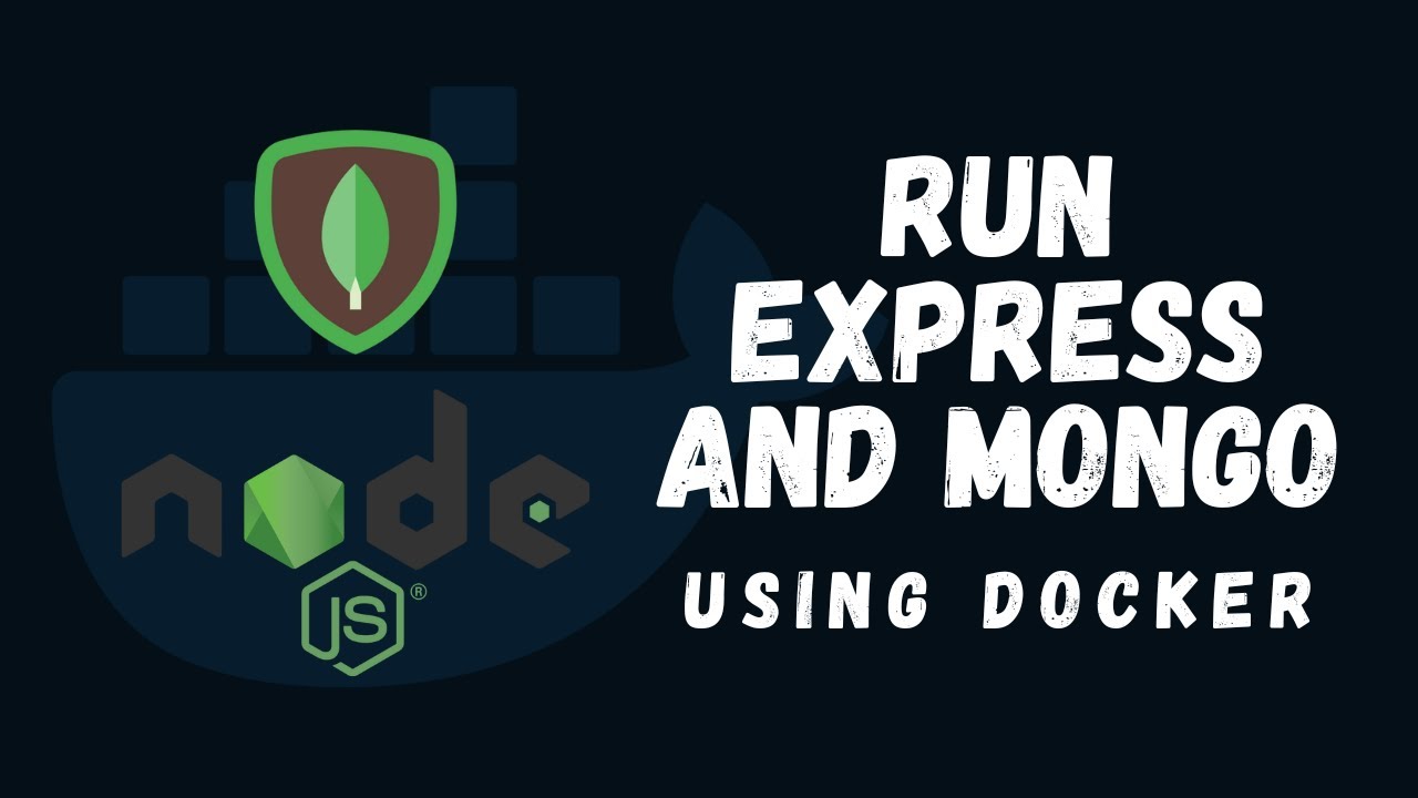 ExpressJS and MongoDB with Docker Only