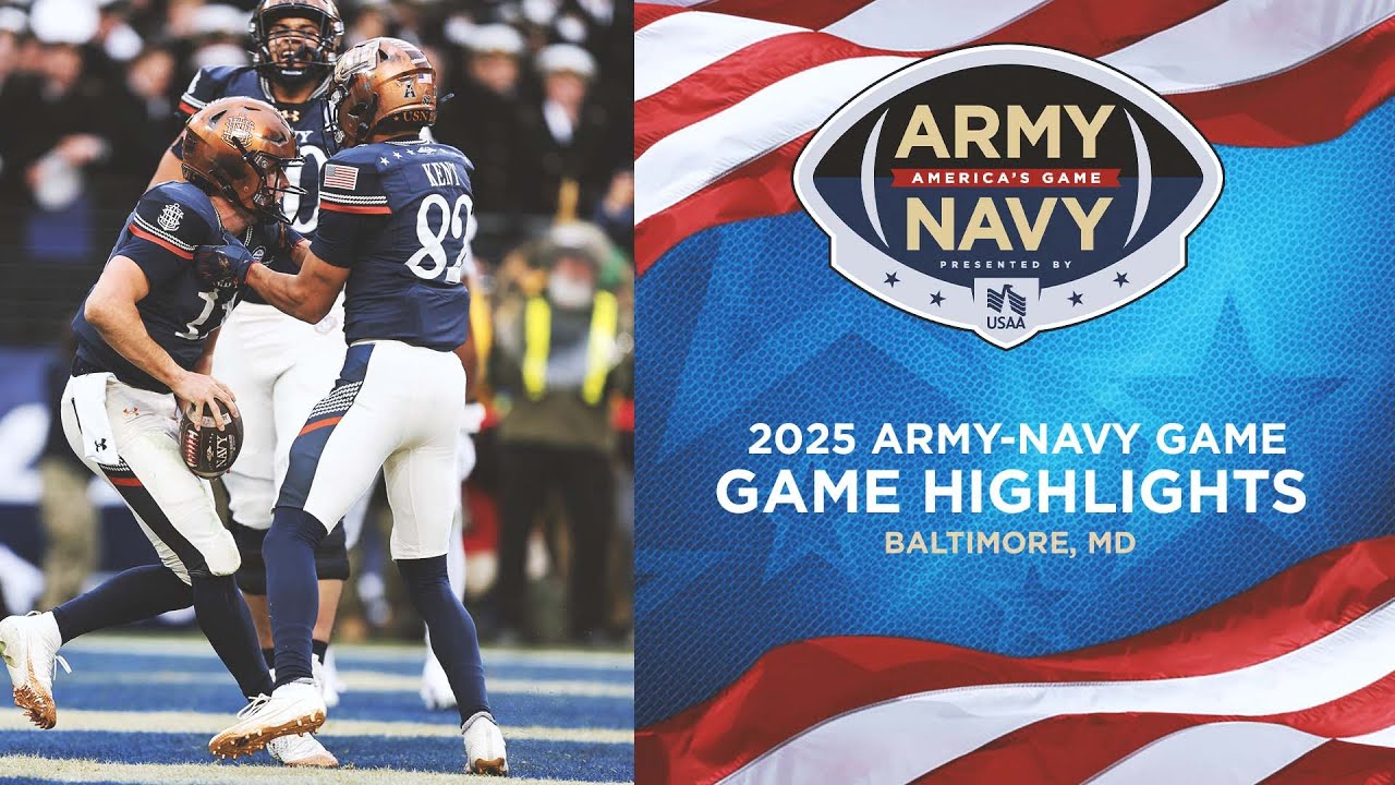 2025 Army-Navy Game presented by USAA Highlights