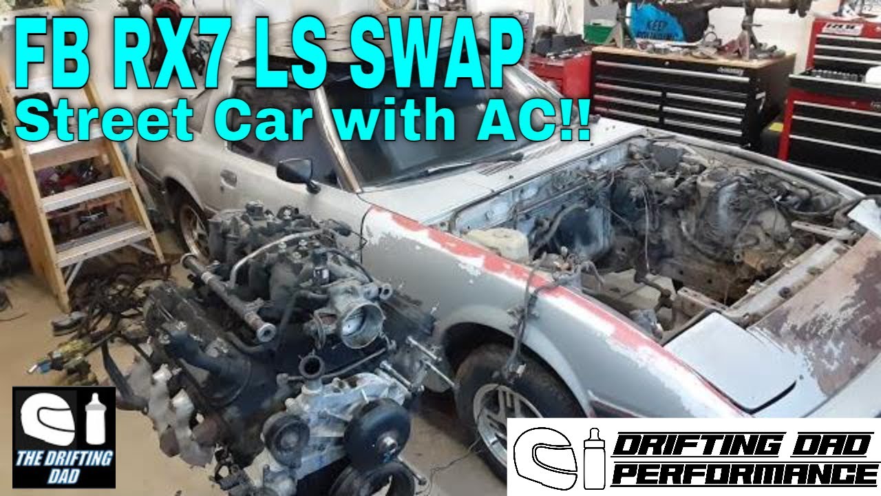 Drifting Dad Performance LS Swapped FB RX7 Part 1: Removing the Rotary and Prepping the LS