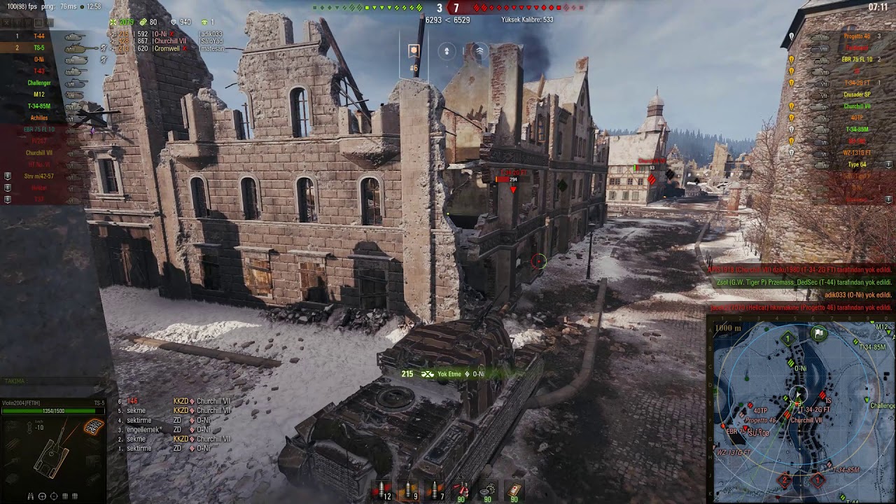 World of Tanks TS-5 Gameplay