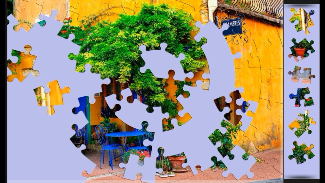 Villes-sur-Auzon, France❤️😊 jigsaw puzzle🧩🧩 || @funpuzzle1122 