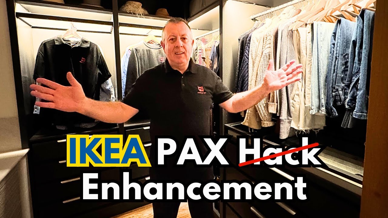 Transform Your IKEA PAX Into a Luxury Walk-In Wardrobe