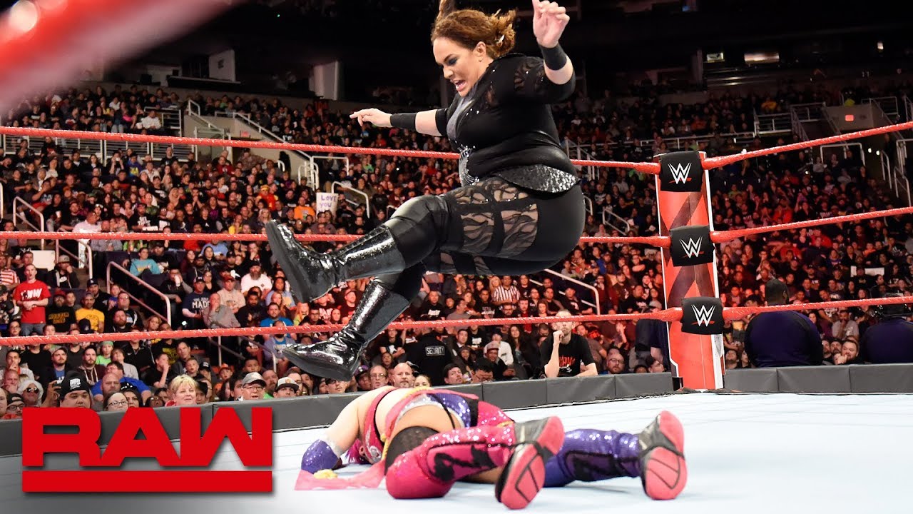 Nia Jax ambushes Asuka: Raw, Feb. 19, 2018