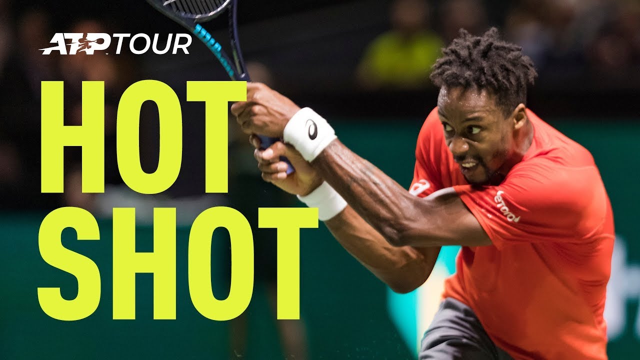 Hot Shot: Monfils' Jump Smash In Rotterdam 2019 Final
