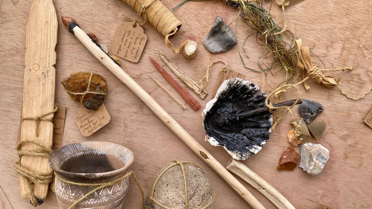 My Mesolithic makes! A run through of the Stone Age things I have made so far.