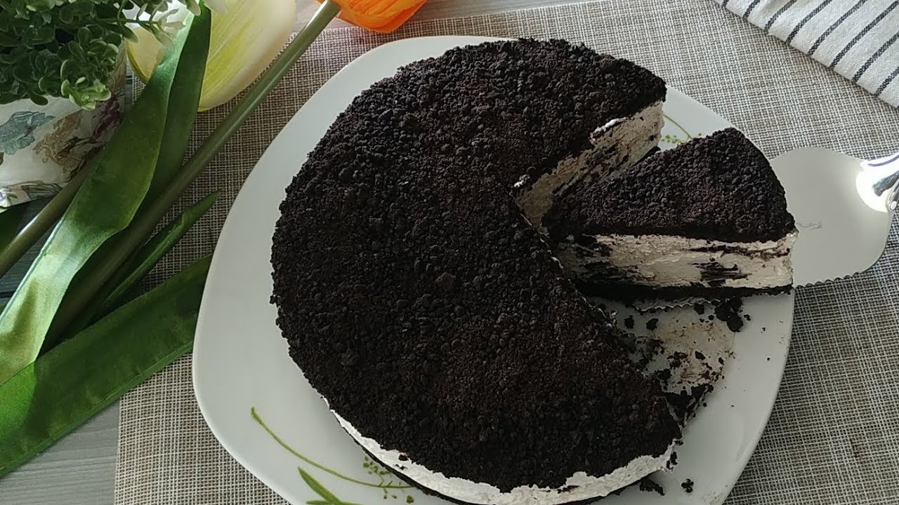 NO-BAKE OREO CHEESECAKE | Torta Oreo Cheesecake senza forno