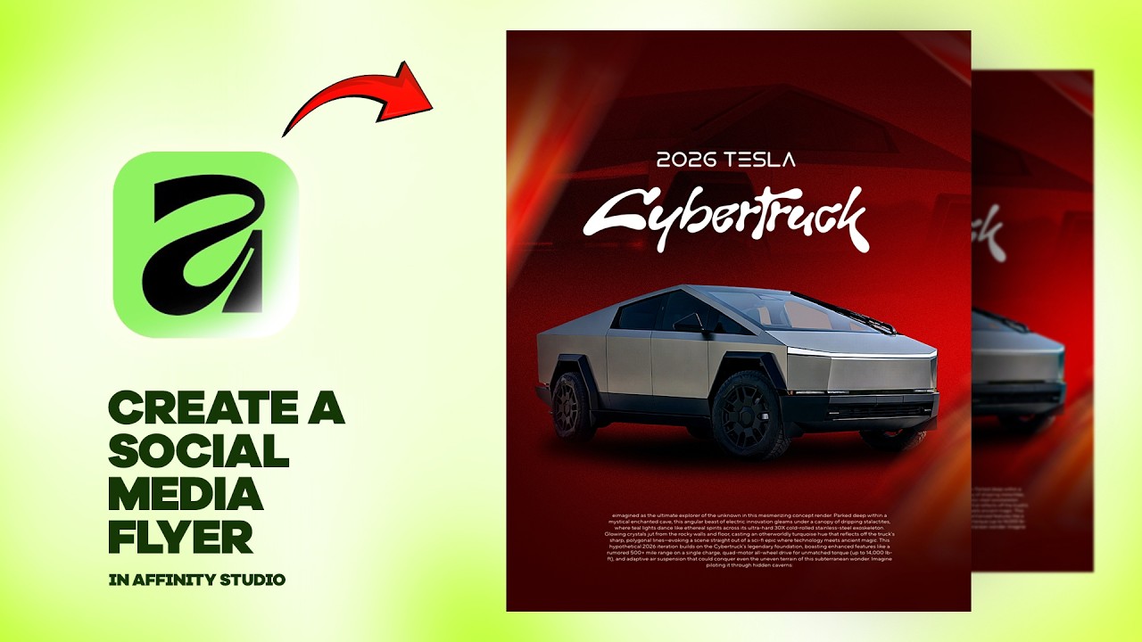 СОЗДАЙТЕ ФЛАЕР ДЛЯ СОЦИАЛЬНЫХ СЕТЕЙ В AFFINITY STUDIO