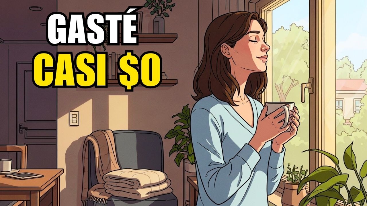 Ella Transformó su CASA PEQUEÑA en un REFUGIO de PAZ Gastando Casi NADA