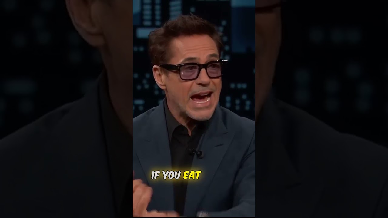Robert Downey Jr. The Impact of Food Choices.