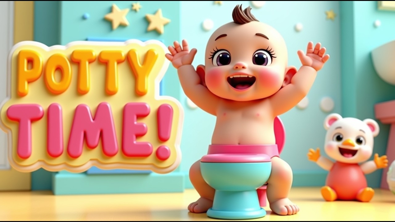 Potty Time Song 🚽 | Fun Potty Training Nursery Rhyme for Toddlers & Kids