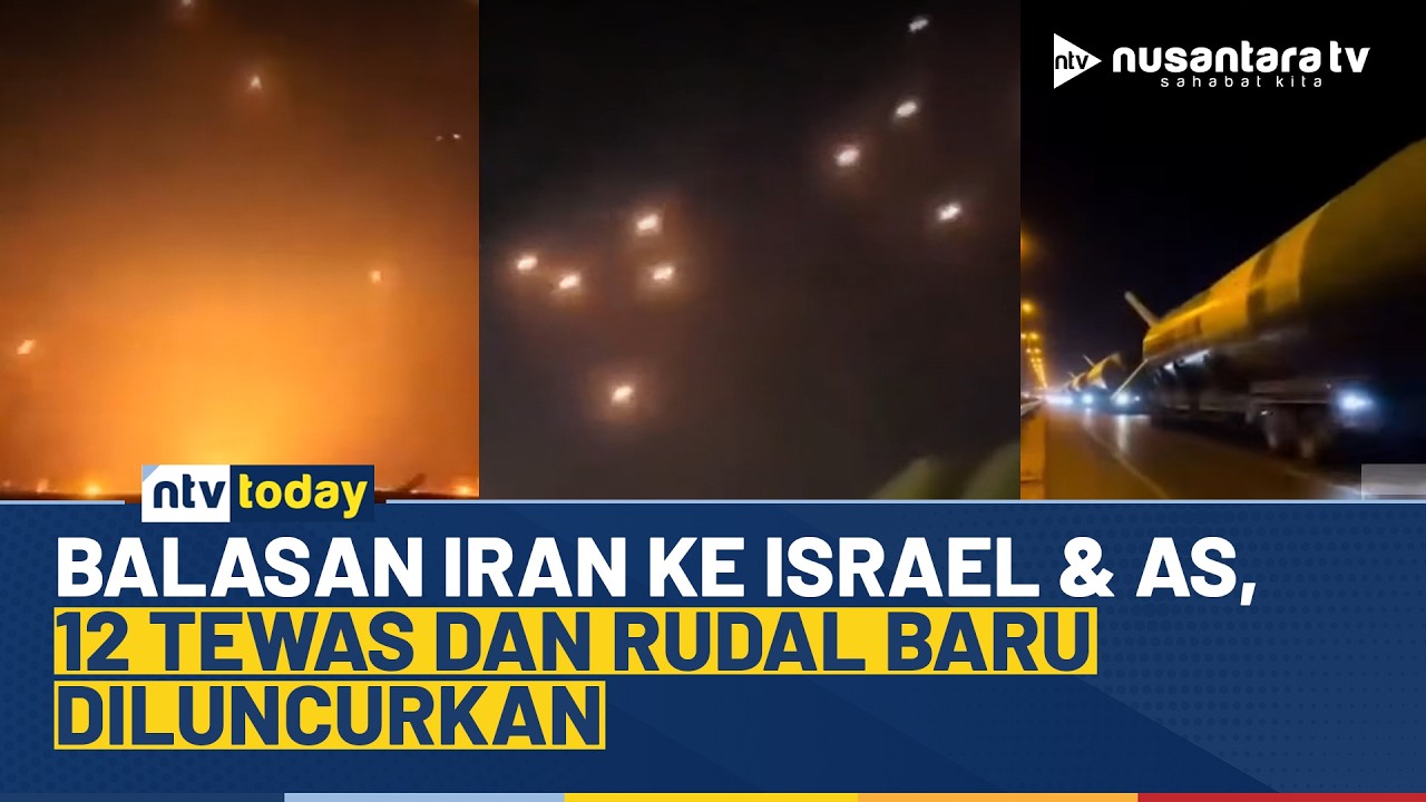 Ketegangan Timur Tengah Memuncak, Iran Balas Serangan AS-Israel dengan Rudal | NTV TODAY