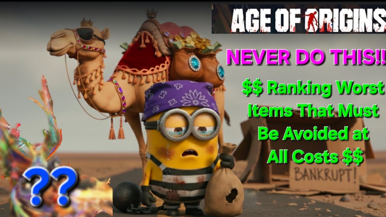 Age of Origins: NEVER DO THIS!  ULTIMATE SPENDING GUIDE! MOST IMPORTANT ITEMS TO AVOID AT ALL COSTS!