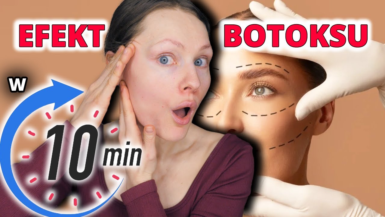 EFEKT WOW po 10 min. 😮 MASAŻ TWARZY * lwia zmarszczka * bruzdy * opadające powieki * lifting